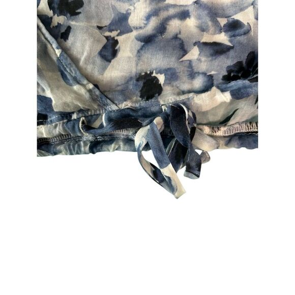 Chelsea and Violet blue floral boho long sleeve shirt size medium - Picture 5 of 7